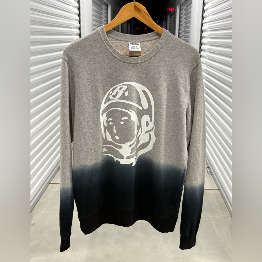 Billionaire Boys Club Gray and Black Ombre Crewneck Sweater